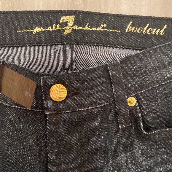 7 For All Mankind Bootcut, Midnight Blue & Made in the USA, 27x33, NWT $186 MSRP - Picture 12 of 12